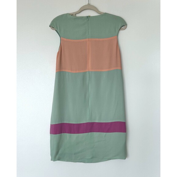 EUC Camilla and Marc Pastel Colorblock Shift Mini Dress Resort 2013 AU 8 US 4 - Picture 10 of 13